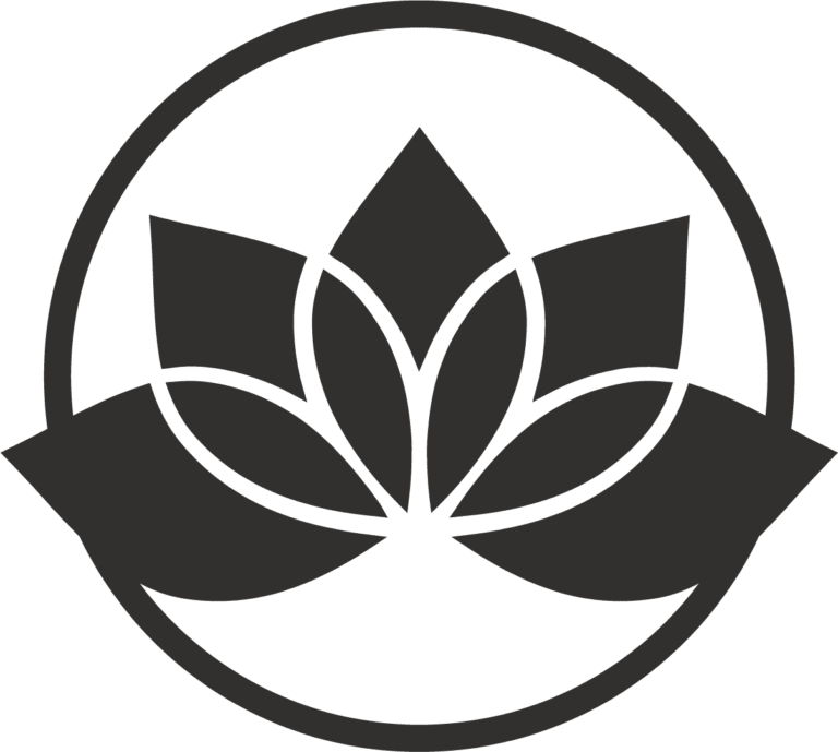 Yoga Sangha lotus - black