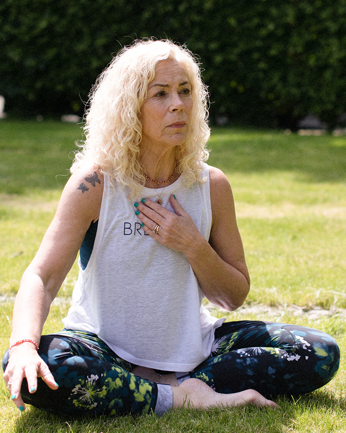 Yvette - studio ownder and teacher at Yoga Sangha